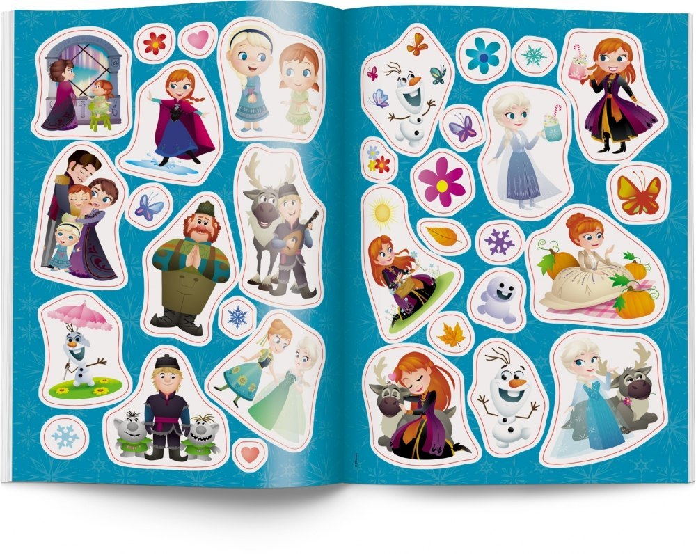 LIBRO DI PITTURA ADESIVI DISNEY MALUCH FROZEN II A4